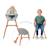 Chaise Haute Kinderkraft FINI 2 2 en 1 avec Plateau Réglable, Harnais 5 Points, Repose-Pieds et Assise en Éco-Cuir Beige+Bleu+Gris+Vert 14 - vertbaudet enfant 