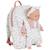 Sac à dos porte bébé pour poupée Rose, bleu, blanc 5 - vertbaudet enfant 