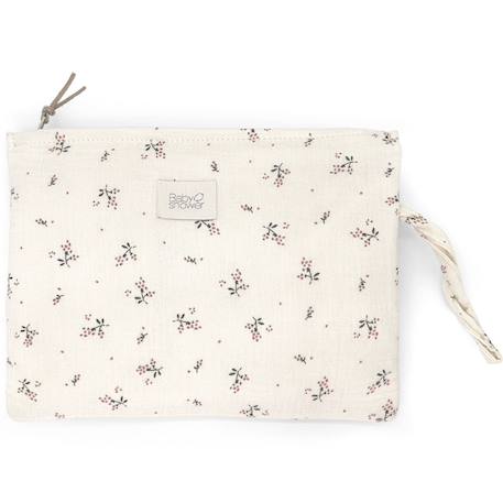 Trousse à langer high park roseberry Ecru, rose, noir 1 - vertbaudet enfant 