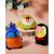 Peluche oiseau les cui-cui paradis 15 cm Bleu+Marron+Noir+Orange+Rose+Vert 6 - vertbaudet enfant 