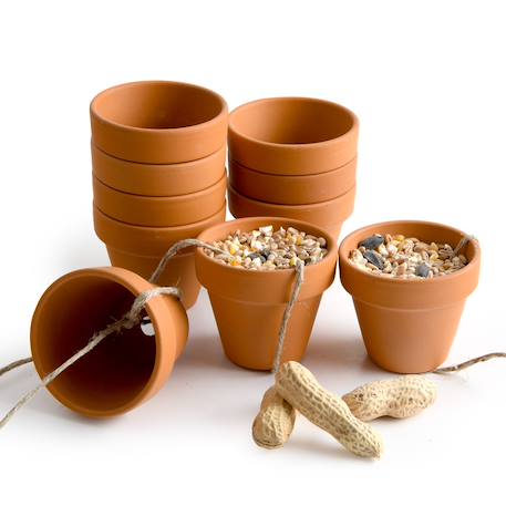Coffret diy - 10 mangeoires à oiseaux Orange 4 - vertbaudet enfant 