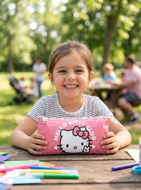 Trousse d'école hello kitty 3 compartiments Rose 2 - vertbaudet enfant 