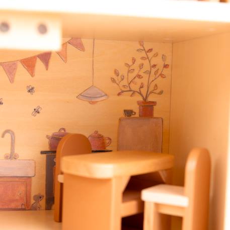 La maison de poupées aux écureuils Beige 5 - vertbaudet enfant 