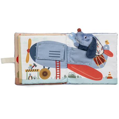 Livre d'activités le garage de jules Bleu 6 - vertbaudet enfant 
