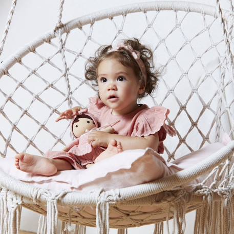 Ma première poupée en tissu amandine 25 cm Rose 6 - vertbaudet enfant 