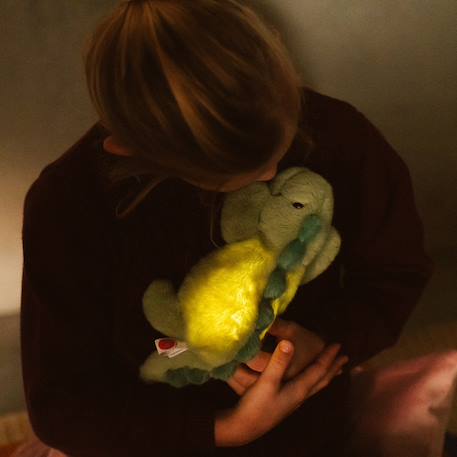 Peluche veilleuse jéroom le dinosaure vert Vert 4 - vertbaudet enfant 