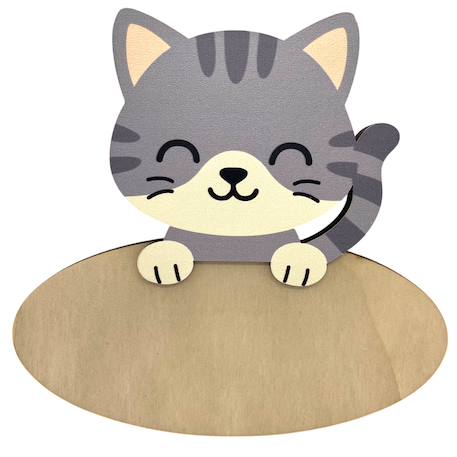 Plaque de porte personnalisable Beige+Blanc+Bleu+Gris+Jaune+Marron+Orange+Rose+Violet 11 - vertbaudet enfant 