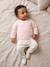 Brassière bébé naissance tricot point mousse coton et laine beige chiné+blanc+cappuccino+rose pâle+vert sauge 23 - vertbaudet enfant 
