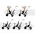 Tricycle Évolutif Kinderkraft EASYTWIST 5 en 1 avec Siège Rotatif 360°, Roues PU Increvables et Capote UPF50+ Beige+Gris+Noir+Rose+Vert 2 - vertbaudet enfant 