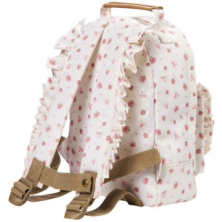 Sac à dos mini petit river rose Blanc, rose, marron 3 - vertbaudet enfant 