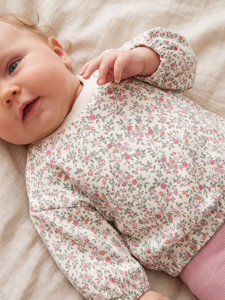 Ensemble bébé fille sweat et pantalon écru 9 - vertbaudet enfant 
