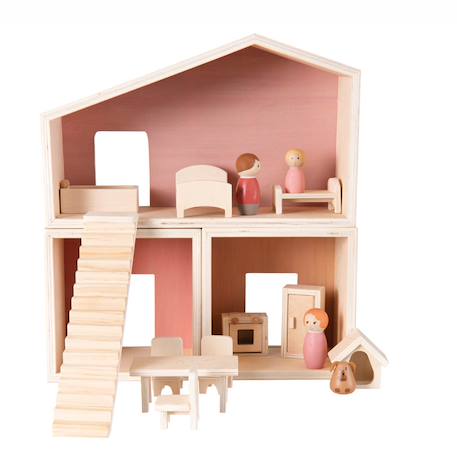 Maison de poupées modulaire Beige 1 - vertbaudet enfant 