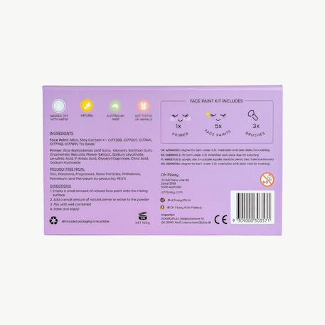 Kit de peinture pour le visage - magic garden Multicolor 5 - vertbaudet enfant 