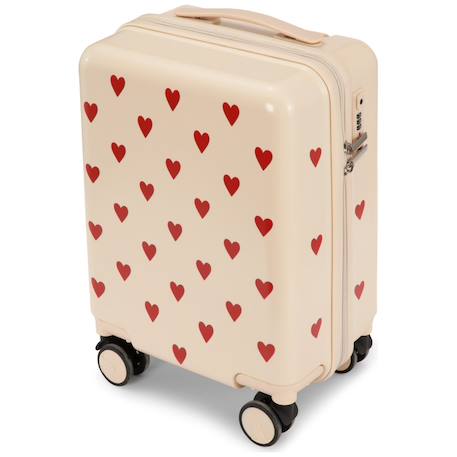 Valise enfant mon amour Ecru, rouge 1 - vertbaudet enfant 