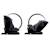 Siège auto Kinderkraft I-GROW I-Size 40-150 cm rotation 360° isofix + organisateur voiture Gris+Noir+Vert 4 - vertbaudet enfant 