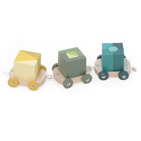 Mon petit train d'éveil Bleu 4 - vertbaudet enfant 
