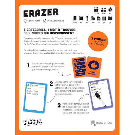 Erazer jeu d'ambiance Violet 3 - vertbaudet enfant 