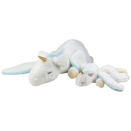 Peluche nemu nemu licorne (20 cm) Blanc, bleu, doré 4 - vertbaudet enfant 