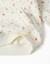 Sweat en coton peigné à capuche et motif floral Blanc 4 - vertbaudet enfant 