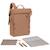 Sac à dos à langer outdoor rolltop amande Marron 2 - vertbaudet enfant 