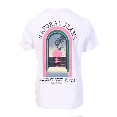 T-shirt à manches courtes garçon oglye Blanc 3 - vertbaudet enfant 