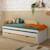 Lit gigogne avec tiroir bois massif noha Blanc+Blanc et bois+Bois 7 - vertbaudet enfant 