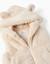 Gilet sans manches en peluche douce synthétique à capuche Blanc 3 - vertbaudet enfant 