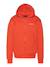 Sweatshirt zippé à capuche Blanc+Bleu jean+Orange 7 - vertbaudet enfant 