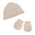 Lot bonnet et moufles naissance Beige 1 - vertbaudet enfant 