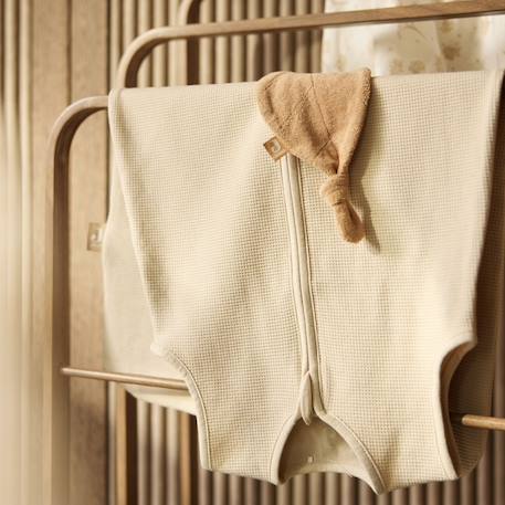 Gigoteuse en jersey de coton little waffle Beige+Ecru, jaune, noir+Ecru, marron, bleu+Rose, jaune, violet+Sand+Terracotta 6 - vertbaudet enfant 
