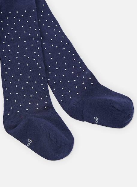 Collant fille avec strass Bleu 2 - vertbaudet enfant 