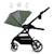 Poussette Kinderkraft YOXI réversible face ou dos route, pliage avec siège, roues increvables et accessoires inclus Beige+Gris+Noir+Vert 22 - vertbaudet enfant 