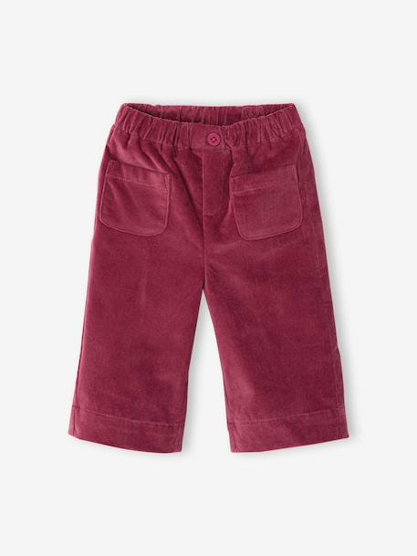 Ensemble blouse pantalon bébé fille framboise 3 - vertbaudet enfant 
