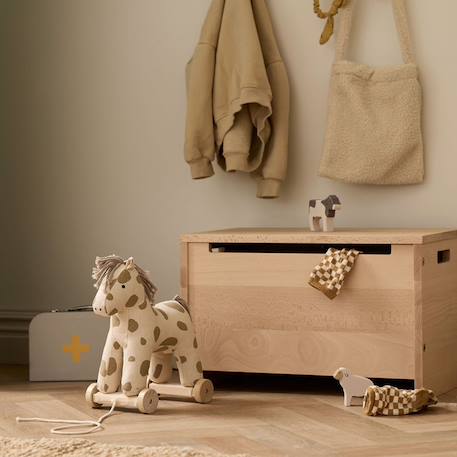 Cheval à tirer vera Ecru, beige+Marron 6 - vertbaudet enfant 
