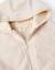 Veste en peluche à capuche et poches Beige clair 3 - vertbaudet enfant 