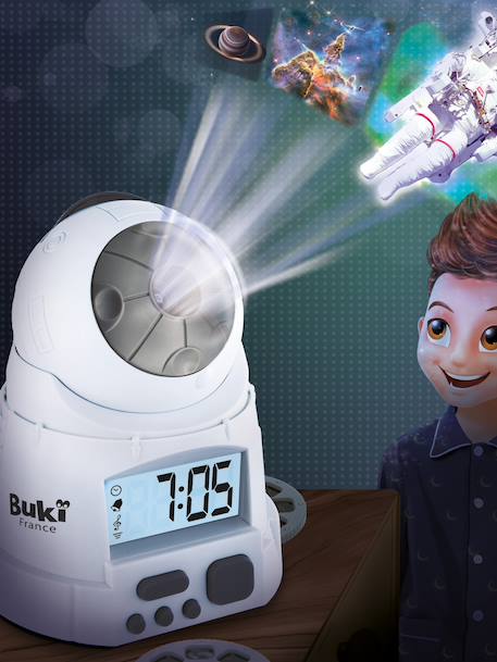 Réveil projecteur espace blanc 4 - vertbaudet enfant 