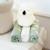 Lot de  3 langes bébé - motif lapin Vert 3 - vertbaudet enfant 