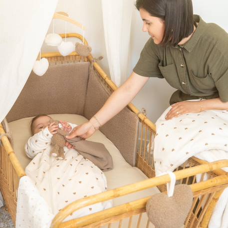 Couverture bébé réversible Blanc 2 - vertbaudet enfant 