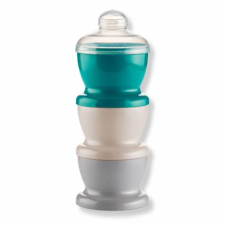 Boite de transport de lait Émeraude+Rose poudré 1 - vertbaudet enfant 