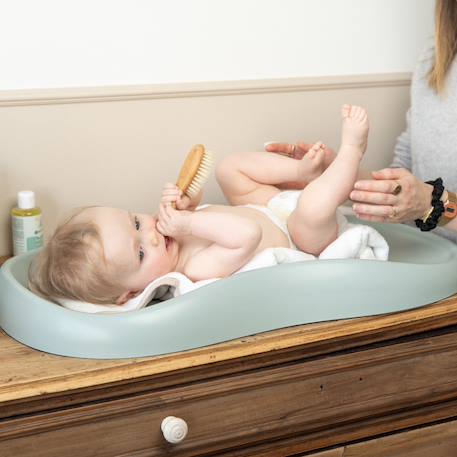 Matelas à langer Beige+Gris+Vert 4 - vertbaudet enfant 