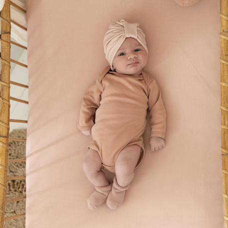 Bonnet naissance modèle turban Rose 2 - vertbaudet enfant 