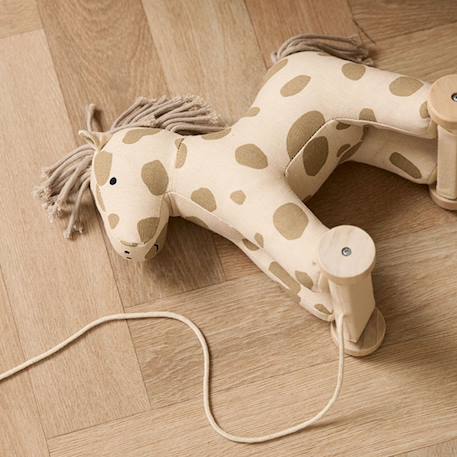 Cheval à tirer vera Ecru, beige+Marron 5 - vertbaudet enfant 