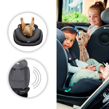 Siege auto i 360 i size pratique et confortable Gris 4 - vertbaudet enfant 