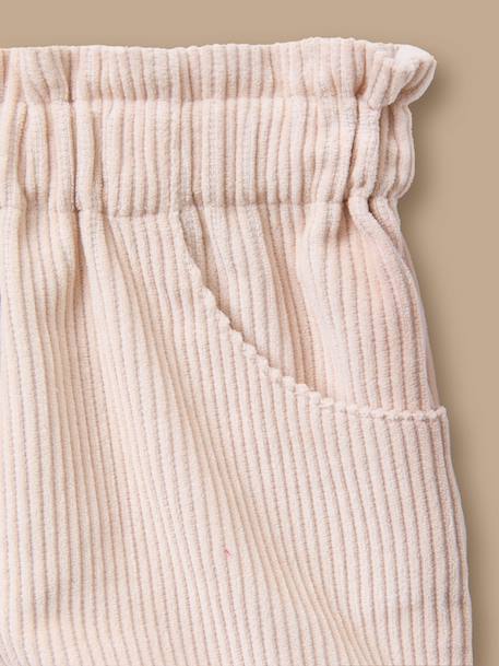 Short en velours bébé Vanille 2 - vertbaudet enfant 
