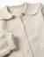 Cardigan en maille avec col brodé Beige clair 3 - vertbaudet enfant 