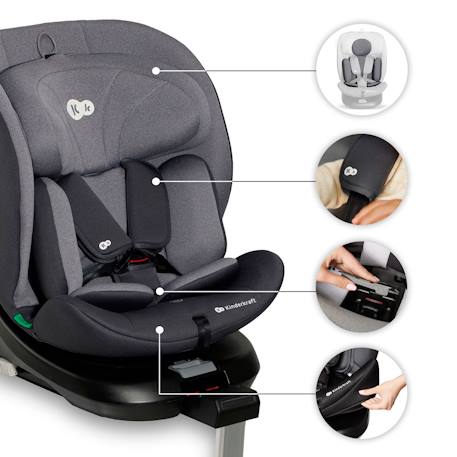 Siege auto i 360 i size pratique et confortable Gris 5 - vertbaudet enfant 