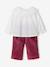 Ensemble blouse pantalon bébé fille framboise 4 - vertbaudet enfant 