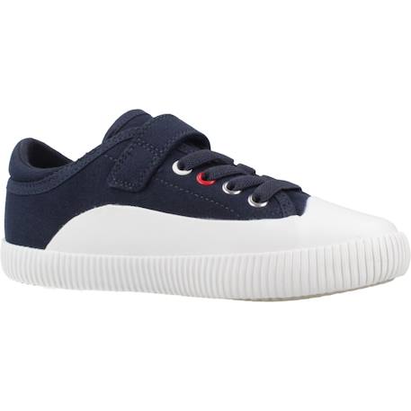 Baskets enfant garçon en textile Bleu c4211+Vert c0594 5 - vertbaudet enfant 