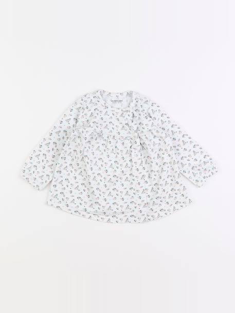 Tee-shirt - 6 mois Blanc 1 - vertbaudet enfant 