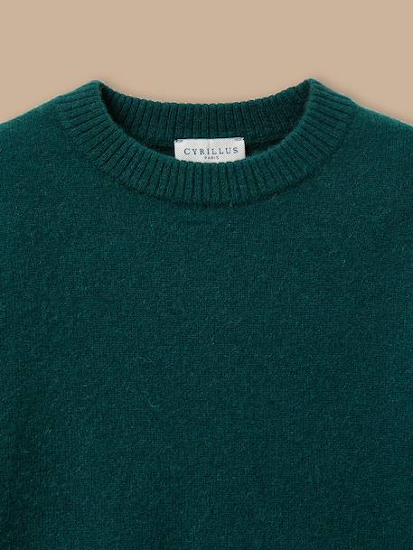 Pull en cachemire garçon Marine+Vert 6 - vertbaudet enfant 